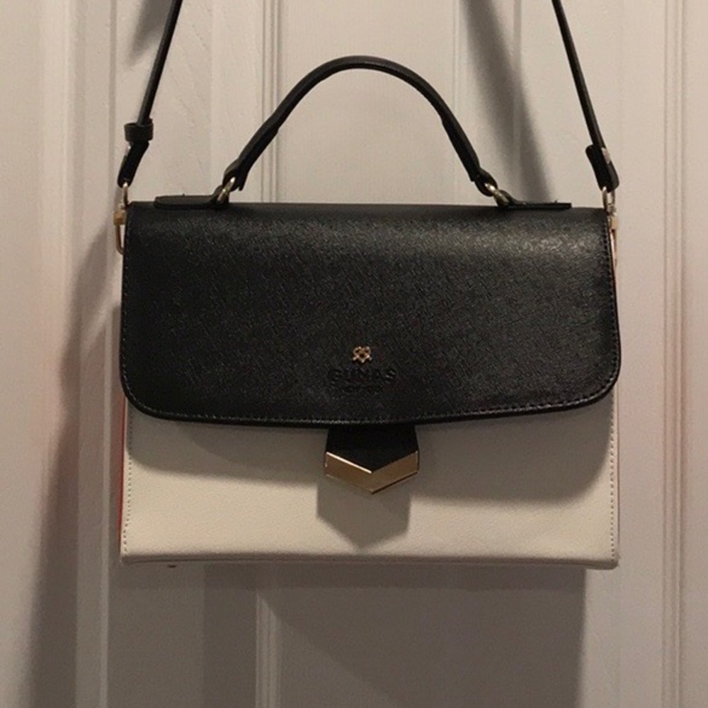 Vegan multicolored shoulder purse